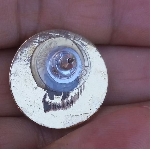 Homemade Earrings Made w/ Mercury Dimes dtd 1940&1943 - Picture 4 of 4